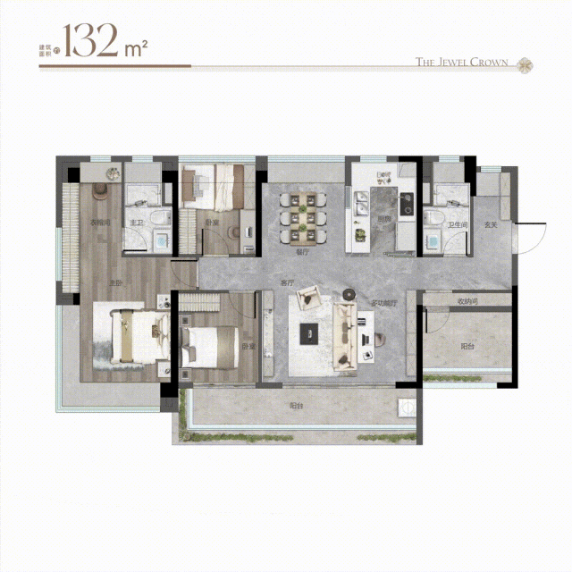 番禺路劲美的隽樾府户型图曝光，以改善为主