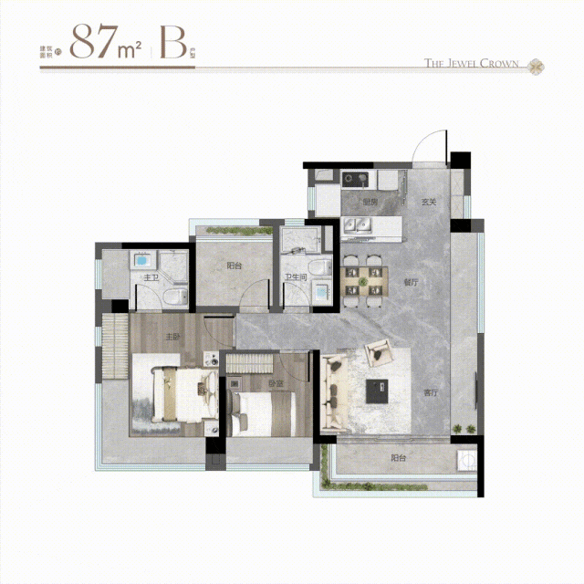 番禺路劲美的隽樾府户型图曝光，以改善为主