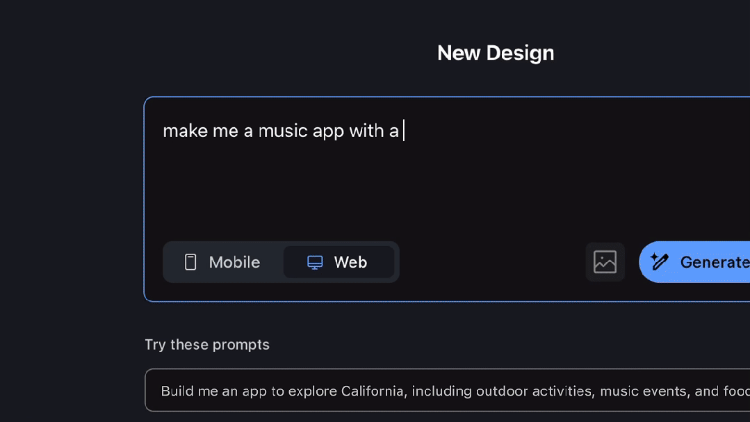我测了Google Stitch：AI 直接出 UI 源文件，Figma 的压力不小了……