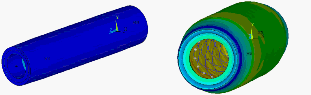 心血管支架移植模拟分析（ANSYS_APDL命令流）的图6