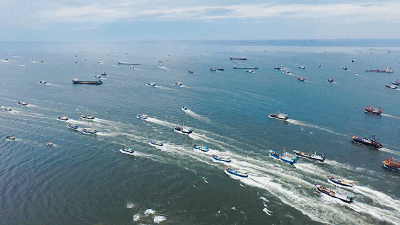 △博賀漁港素有“千年漁港，</p><p style=