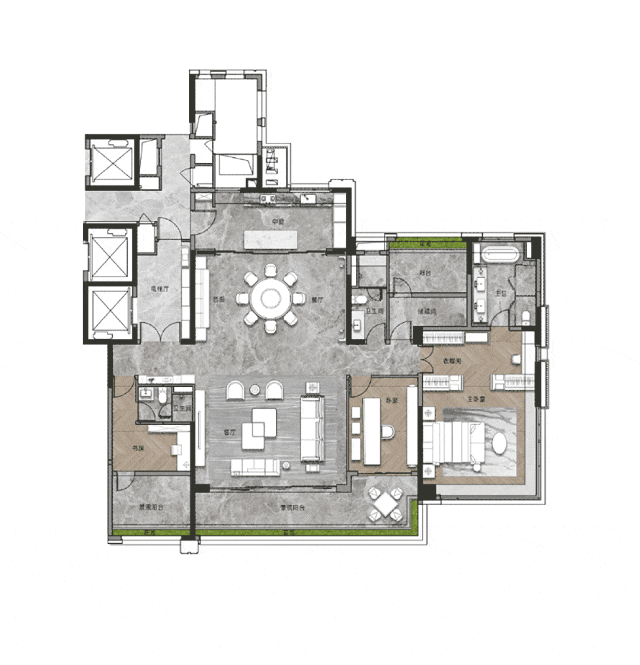 天河保利天瑞加推268㎡户型，究竟值不值得买?