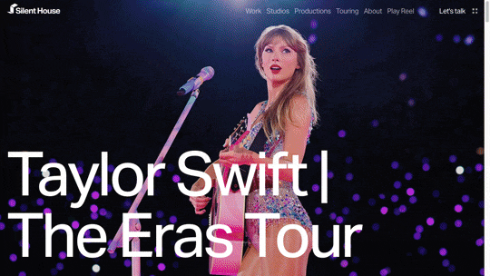 Taylor Swift Eras Tour 案例页滚动
