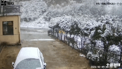 十堰雪“闪现”！今早飘雪下午转晴 暖冬模式一键切换