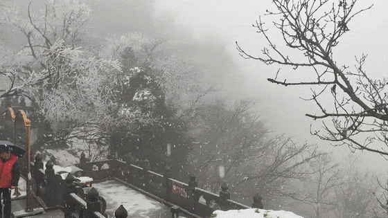 一秒入冬！十堰这两个地方又下雪了