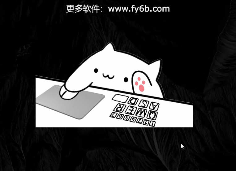 bongocat一款各大主播都在用的神器小猫咪模仿你的举动