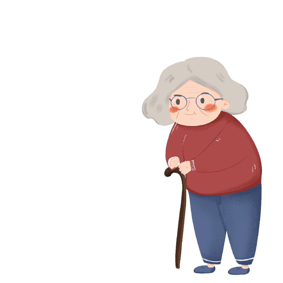 老年人雨雪天防跌倒,做个健康"不倒翁"