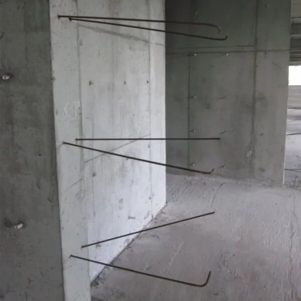 拉结筋:设计要求预埋!施工可以植筋?