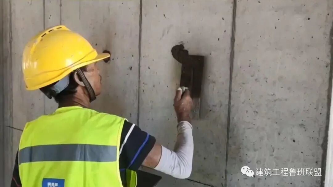 外墙螺杆洞如何封堵？样板工序“七步走”！的图5