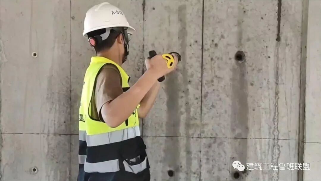 外墙螺杆洞如何封堵？样板工序“七步走”！的图4