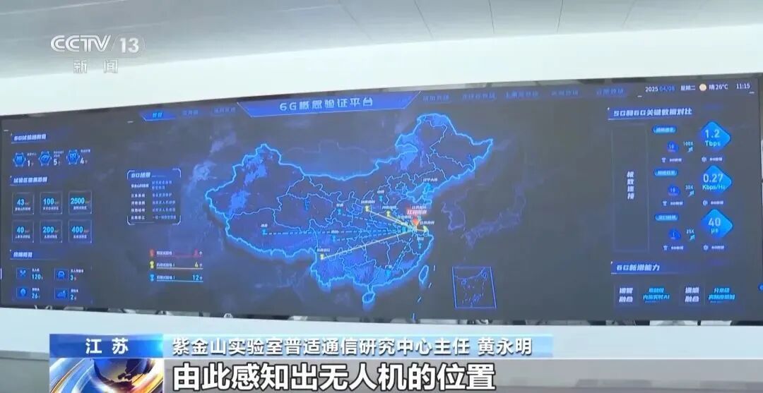 全球首个！我国公开6G通智感融合外场试验网