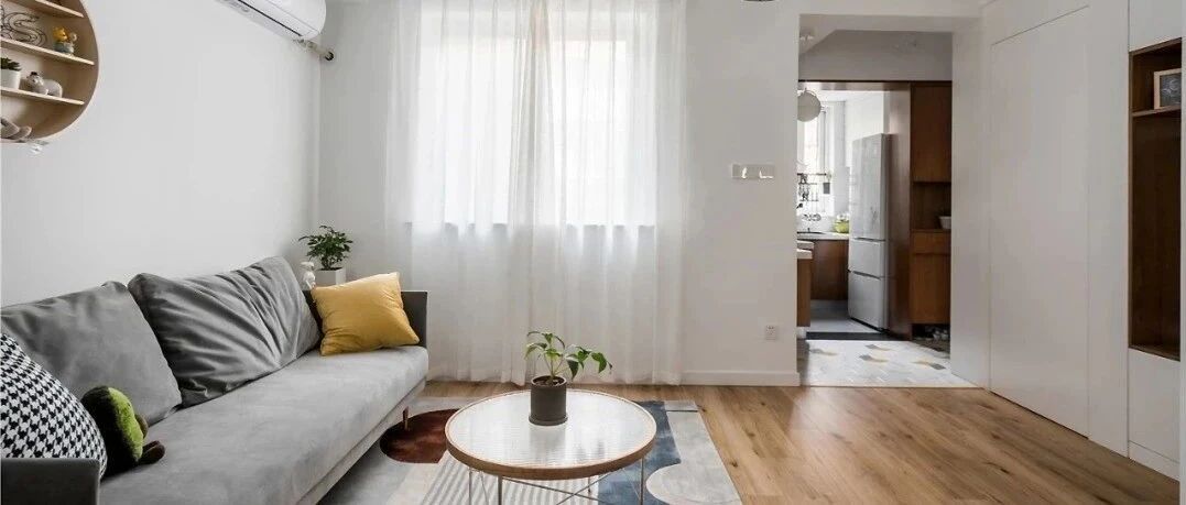 60㎡日式+北欧风格装修，榻榻米和书房简直绝配！