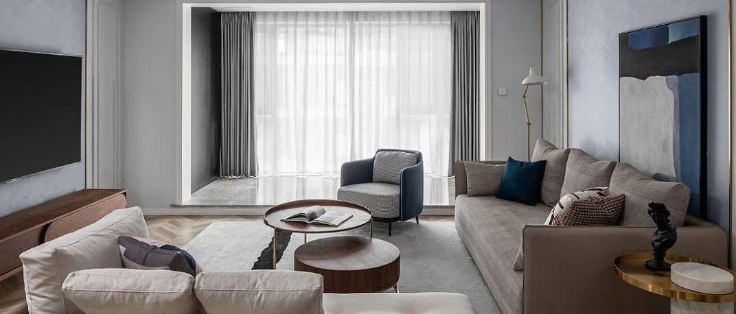 143㎡现代轻奢风格装修，邂逅不落俗套的理想生活！