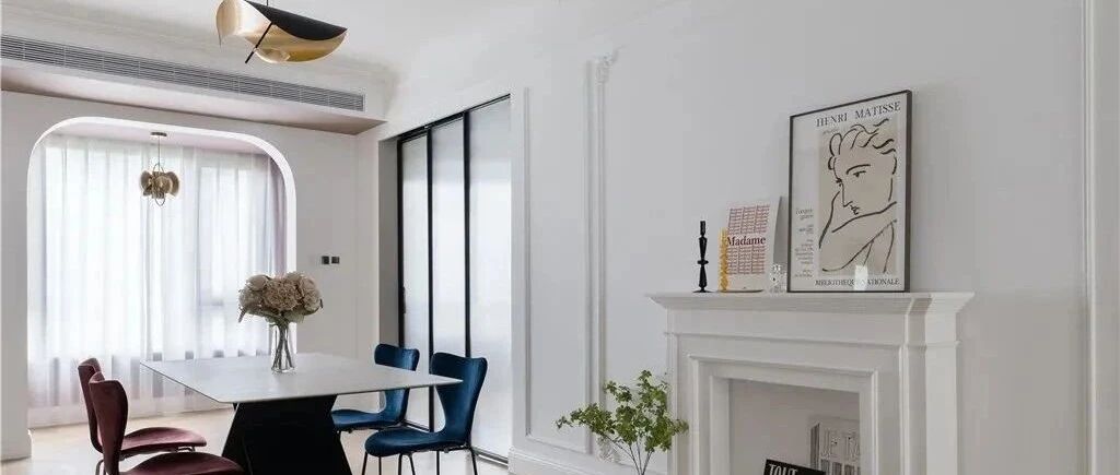 153㎡时髦轻法式风格装修，精致优雅的线条和灵动唯美的配色！