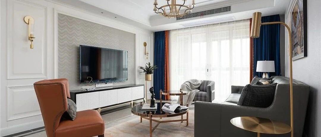 140㎡轻奢美式风格装修，品味精致优雅的小资情调！