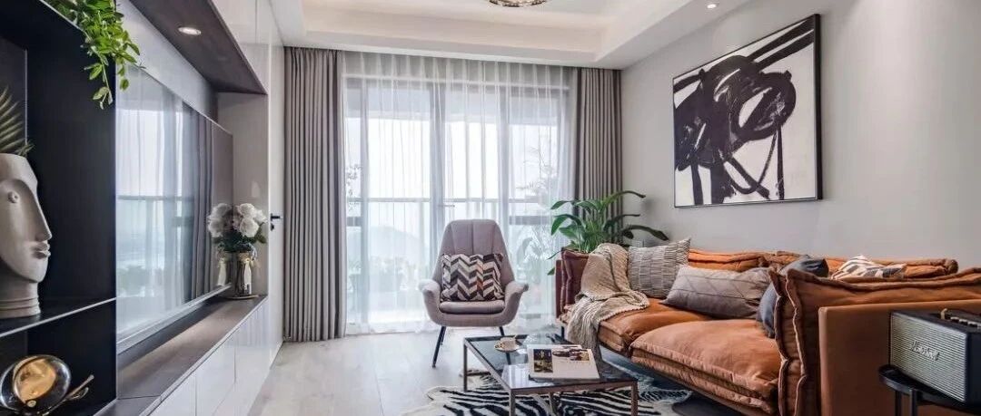 85㎡北欧混搭风格装修，高级灰营造优雅时尚感！