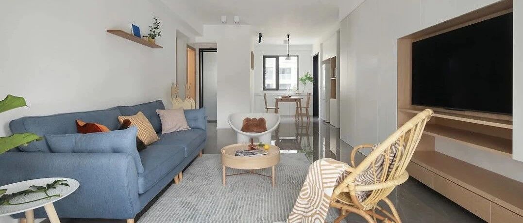 95㎡舒适北欧风格装修，清新自然的小资格调！