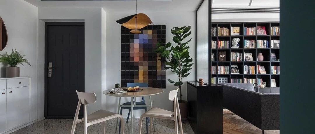 70㎡轻奢北欧风格装修，住进全能的复古图书馆！