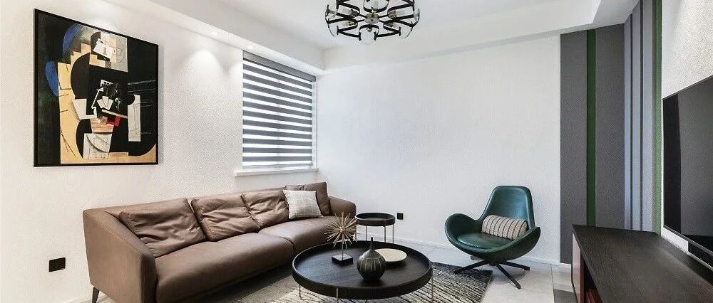 80㎡现代主义风格装修，简约时尚诠释高级质感！