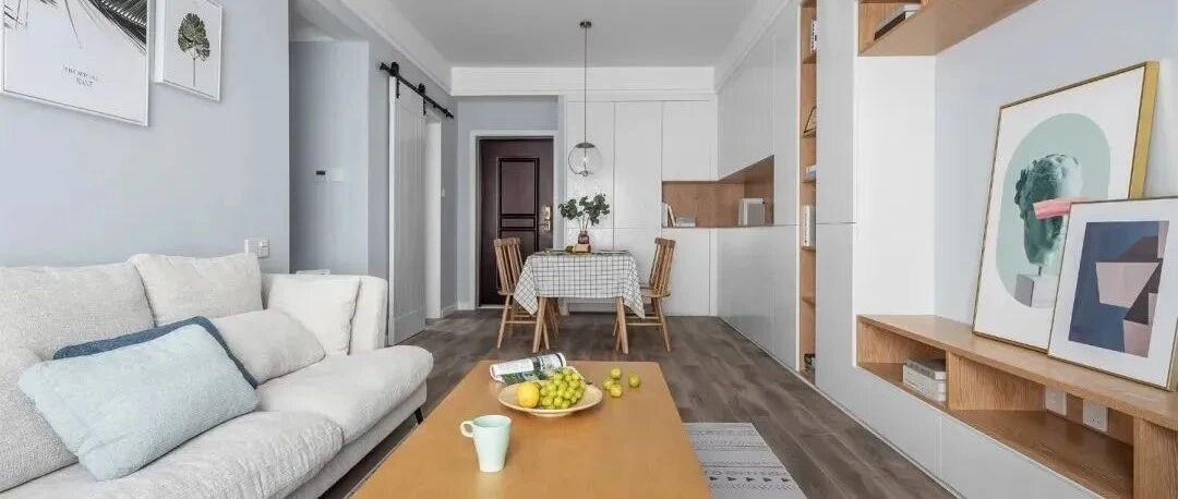 75㎡2室2厅，从门口美到卧室！