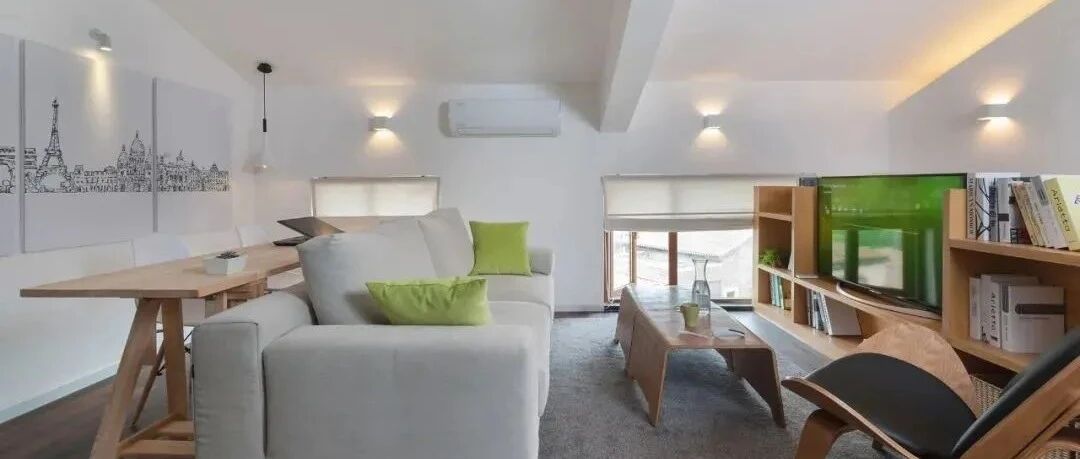 60㎡隔成160㎡，现代简约挑高公寓