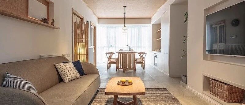 120㎡温暖日式风格装修，享受繁华都市的诗意生活！