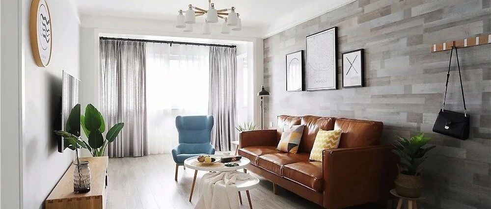 102㎡北欧风格装修，营造温馨舒缓的小情调！