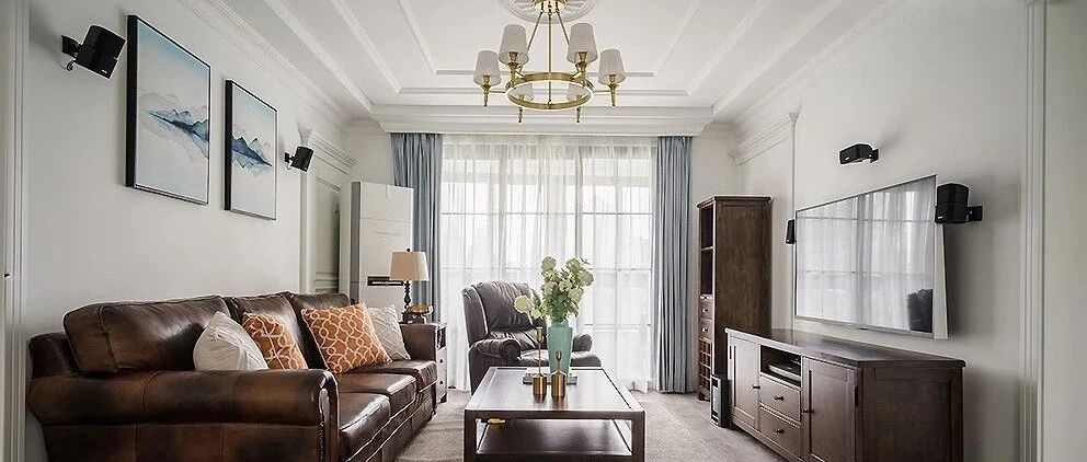 118㎡浪漫美式风格装修，轻盈柔和的气质美居！