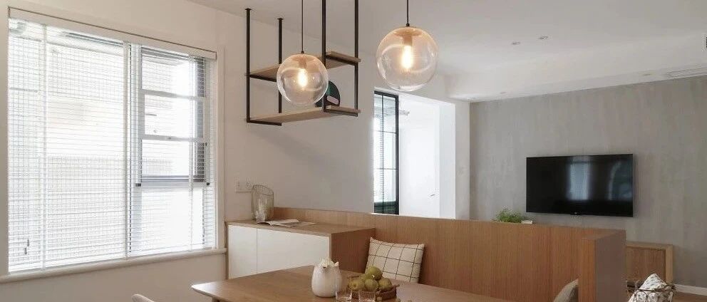 105㎡日式风格装修，卡座餐厅实用且有情调！