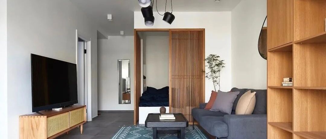 38㎡简约新中式小户型装修，温雅柔和的气质美居！