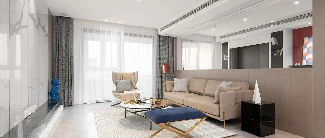140㎡现代轻奢风格装修，高级有品味的质感生！