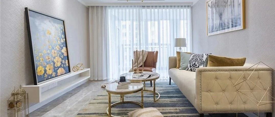 107㎡轻奢美式风格装修，精致华美的优雅品位！