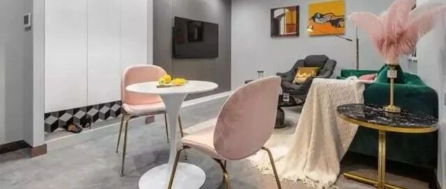 98平现代轻奢风小户型，整体感超强~