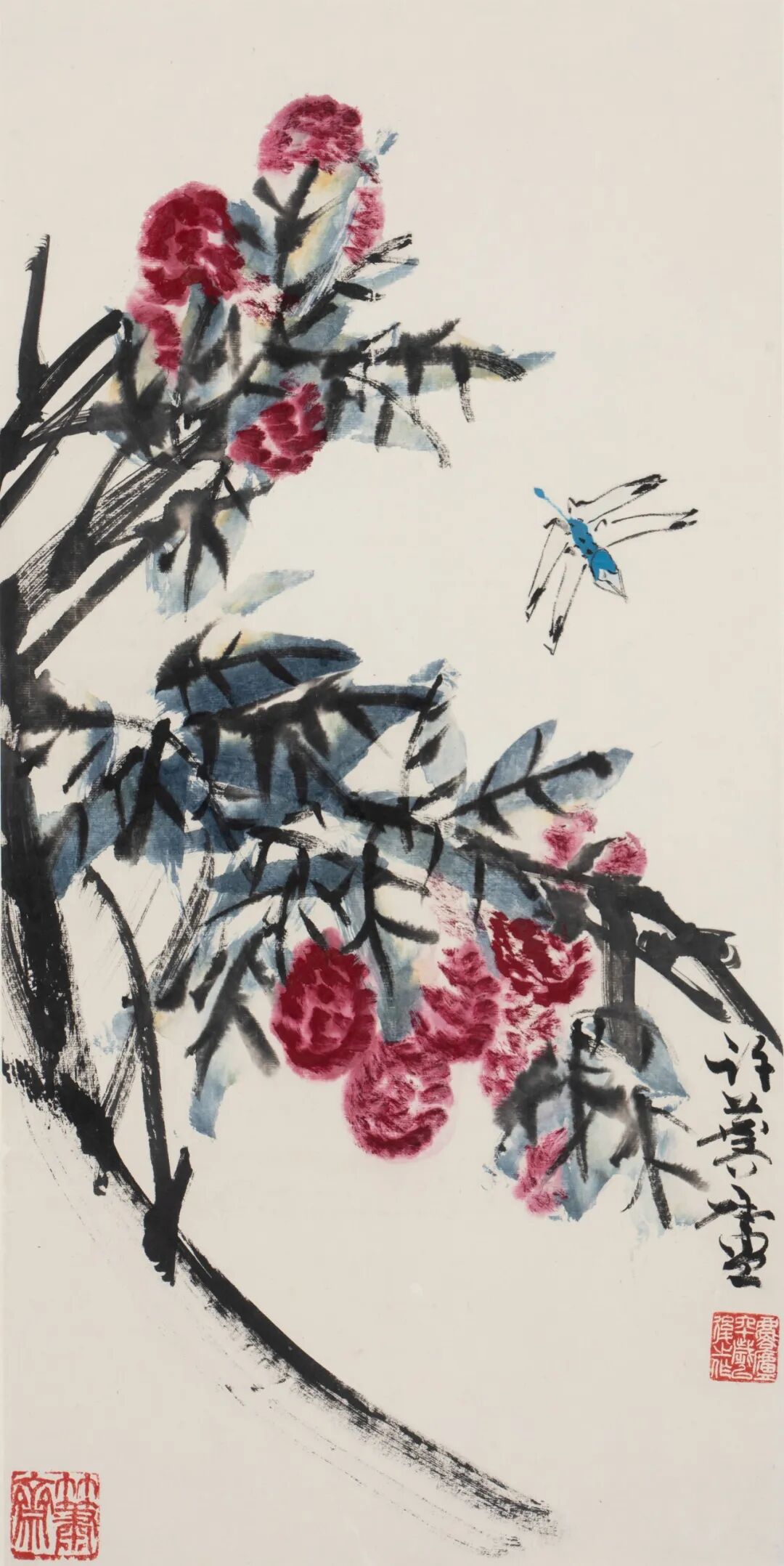 9平尺【形式 质地】:镜心 设色纸本【题识】:许麟庐.