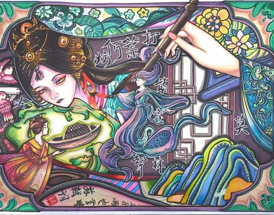 线上展丨童笔生花：我县12幅作品闪耀全省，邀你线上看展