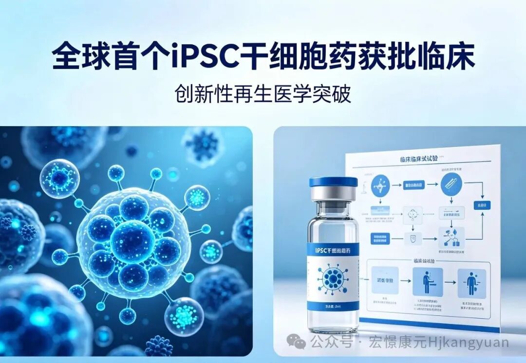 全球首个iPSC干细胞药获批临床