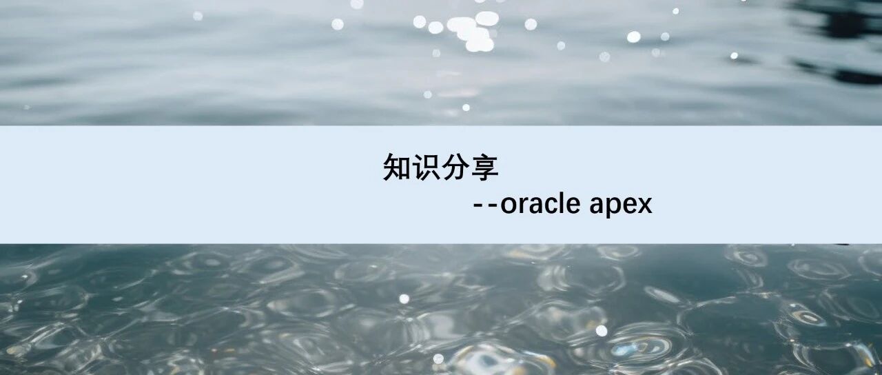 oracleapex 开发技巧 - 封面图