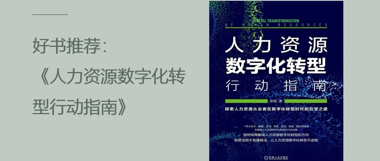 好书推荐人力资源数字化转型行动指南 - 封面图
