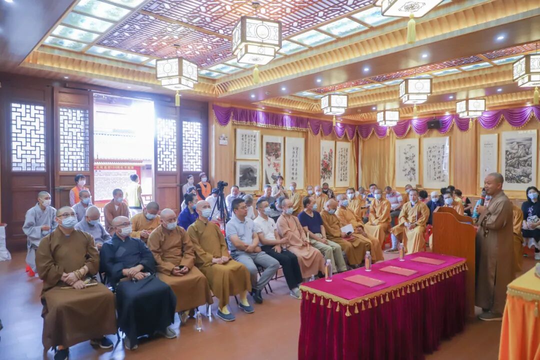 庆祝建党100周年书画巡展开幕式在隆庆寺隆重举行