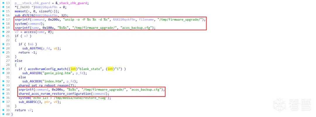 RESTORE CODE