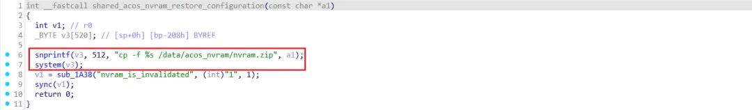 RESTORE CODE