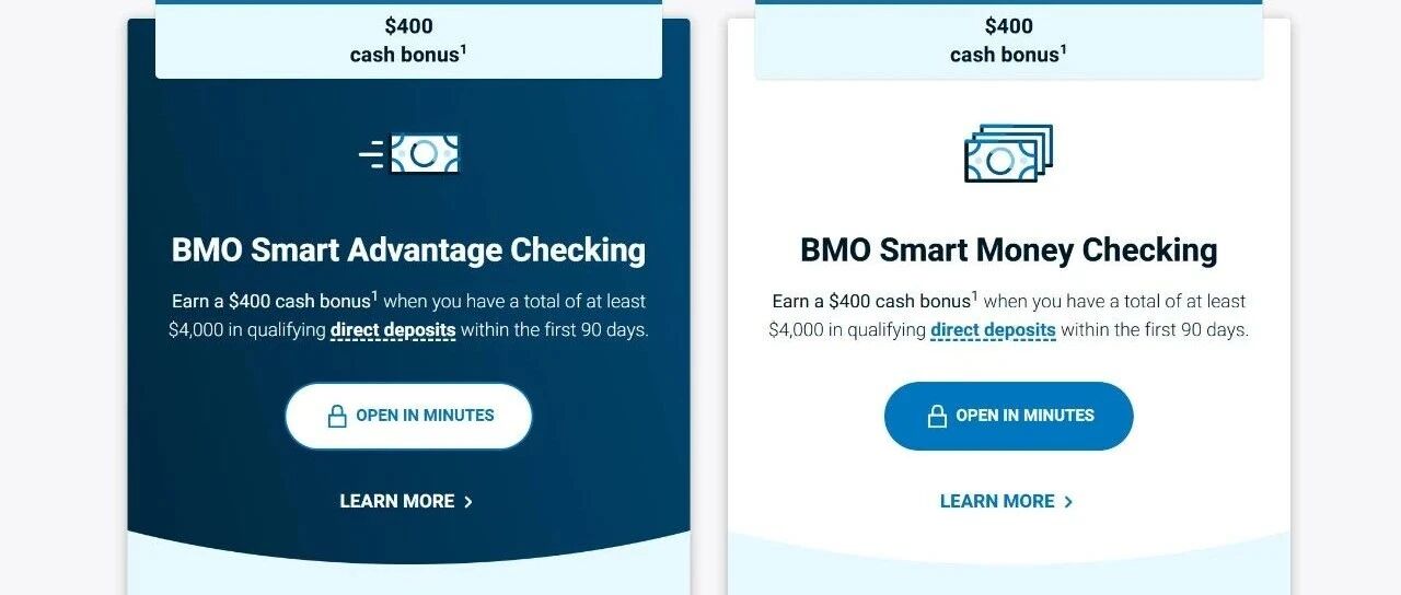 大气！这个银行开户送$400，定期存钱还有奖励