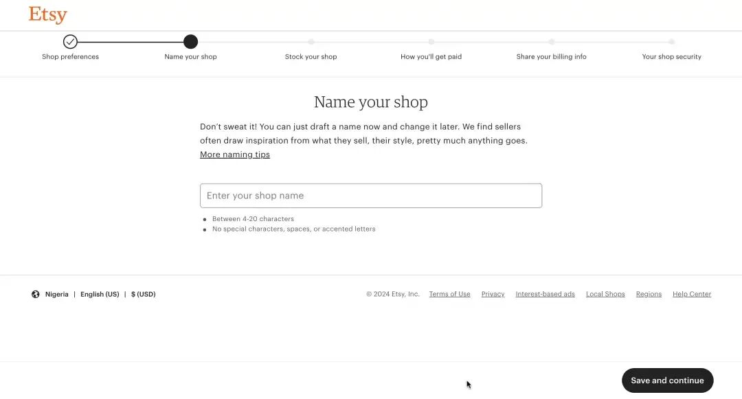 Etsy开店五步教程 中国卖家第4步收款注册卡点与费用