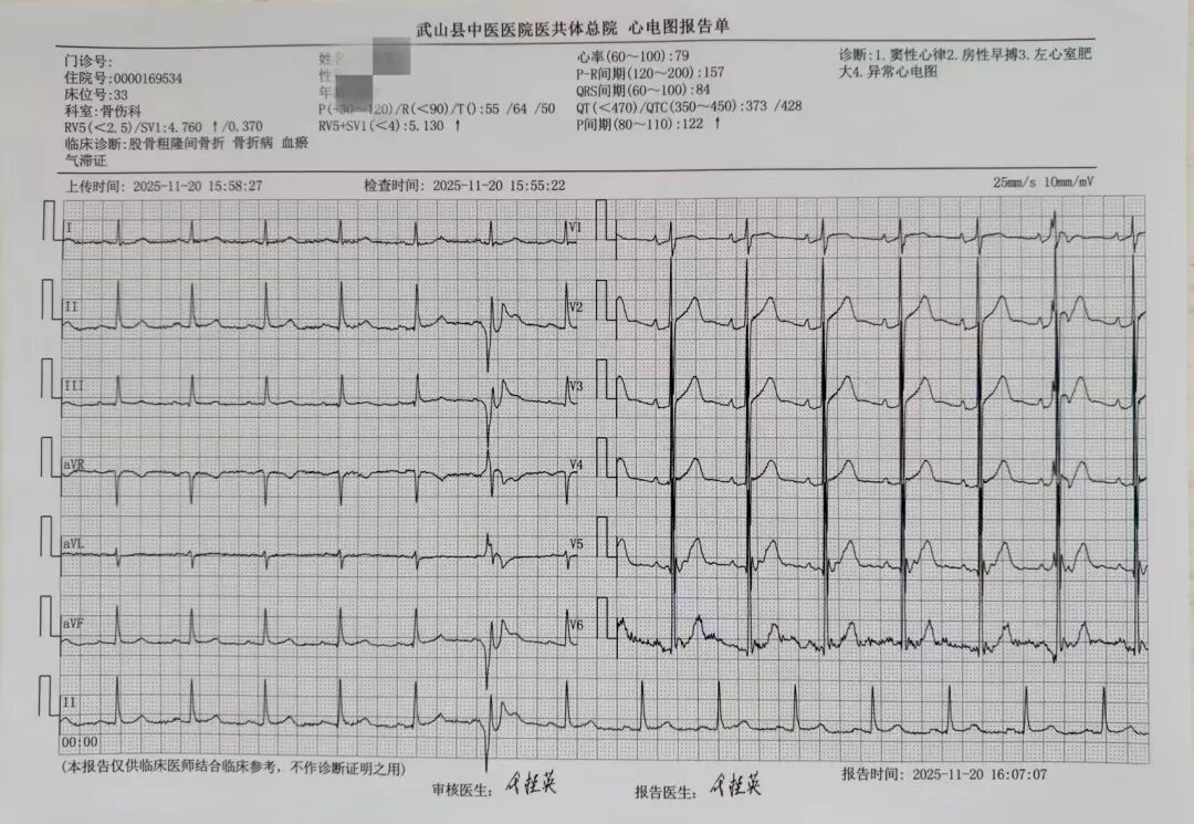 大腿取钢丝怎么麻醉精准护航高龄脆弱骨折    一场“走钢丝”般的麻醉守卫战——武山县中医医院麻醉科病例分享_https://www.jmylbn.com_新闻资讯_第7张