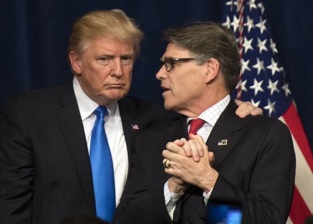 Trump says Rick Perry will step down at the end of the year