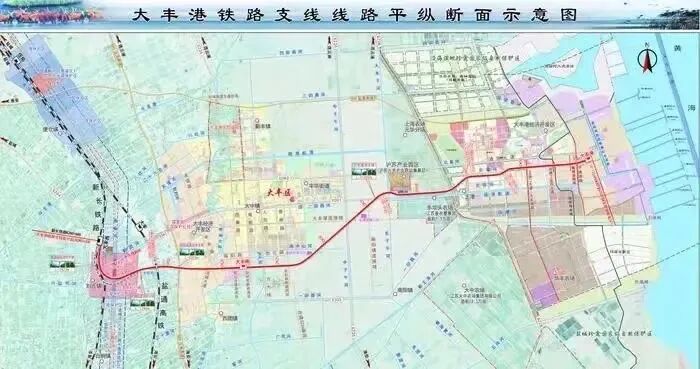 最新进展!大丰港铁路支线工程刷新"进度条"