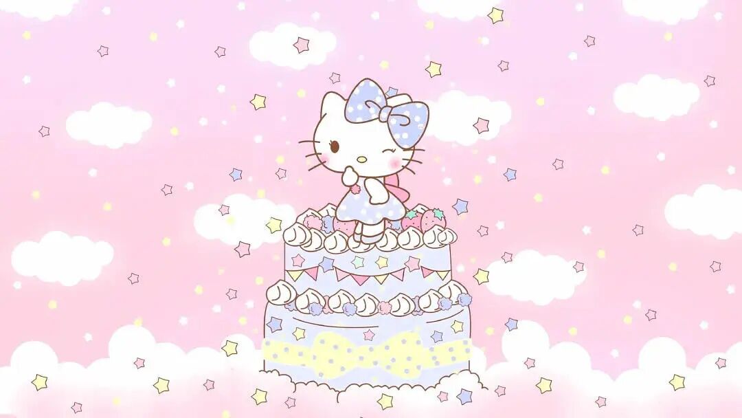 电脑壁纸｜8K 高清 HelloKitty电脑桌面壁纸来喽