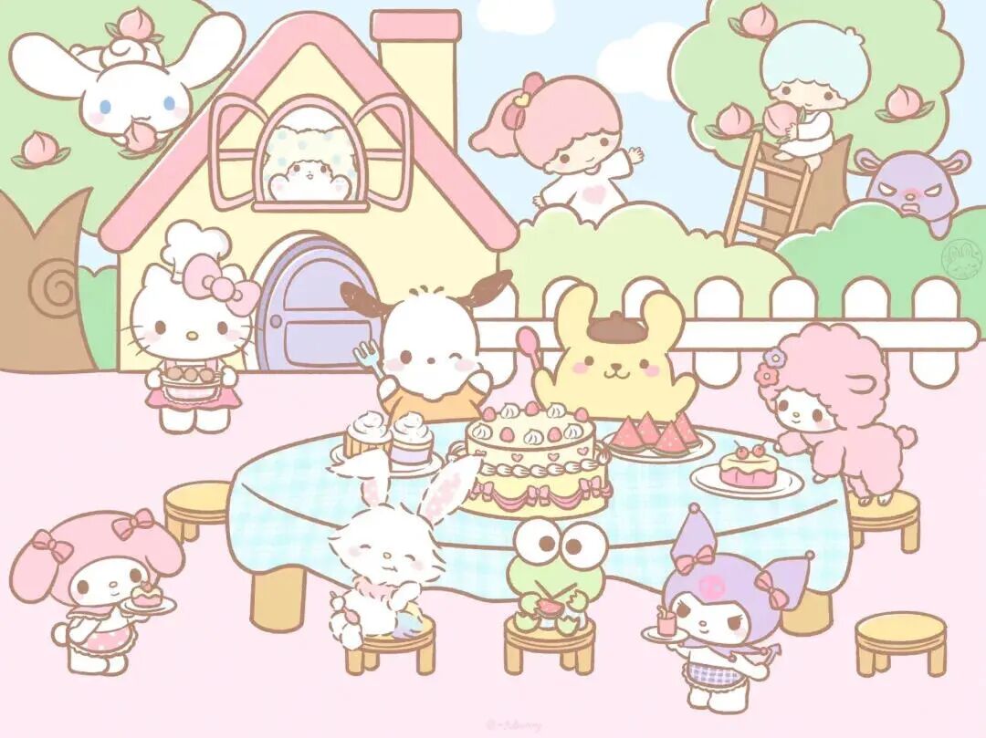 电脑壁纸｜8K 高清 HelloKitty电脑桌面壁纸来喽