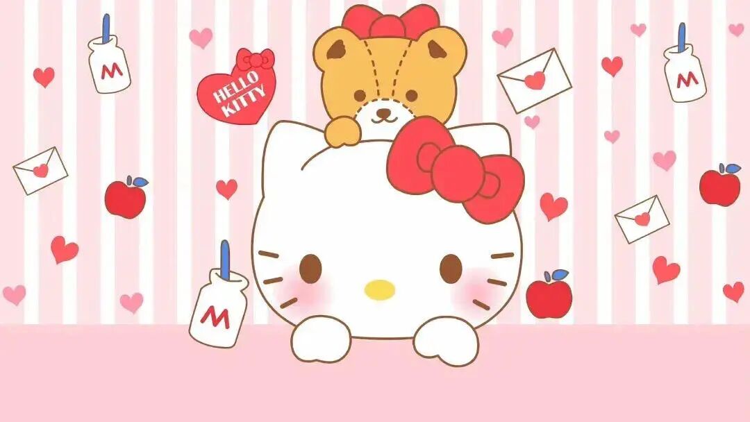 电脑壁纸｜8K 高清 HelloKitty电脑桌面壁纸来喽