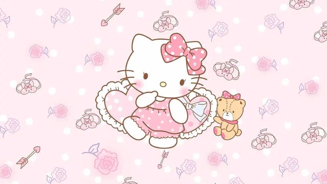 电脑壁纸｜8K 高清 HelloKitty电脑桌面壁纸来喽